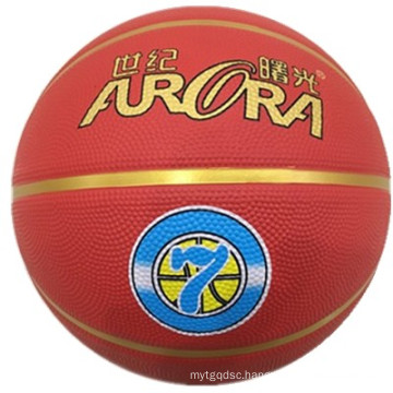 High Quality Rubber Colorful Basketball